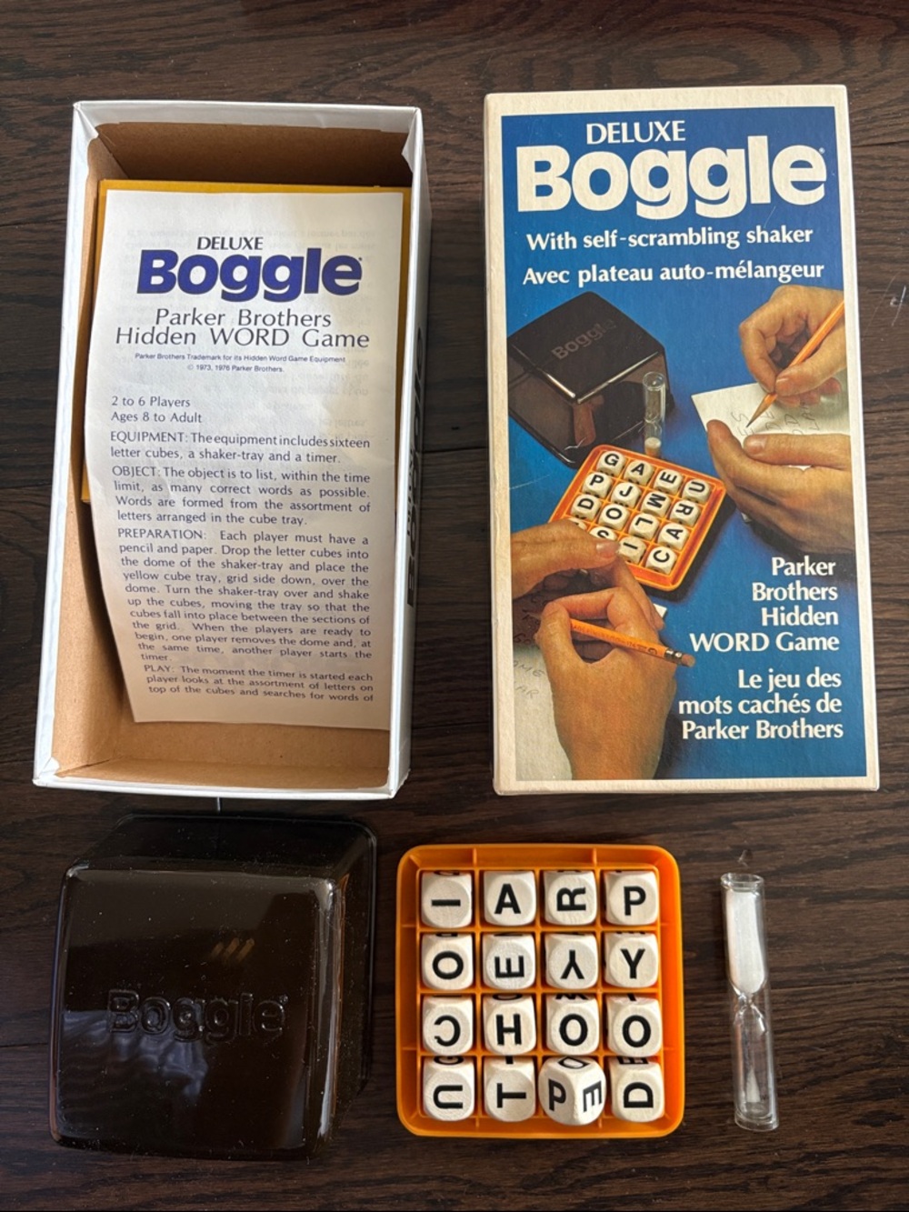 Vintage Deluxe Boggle Game, 1976